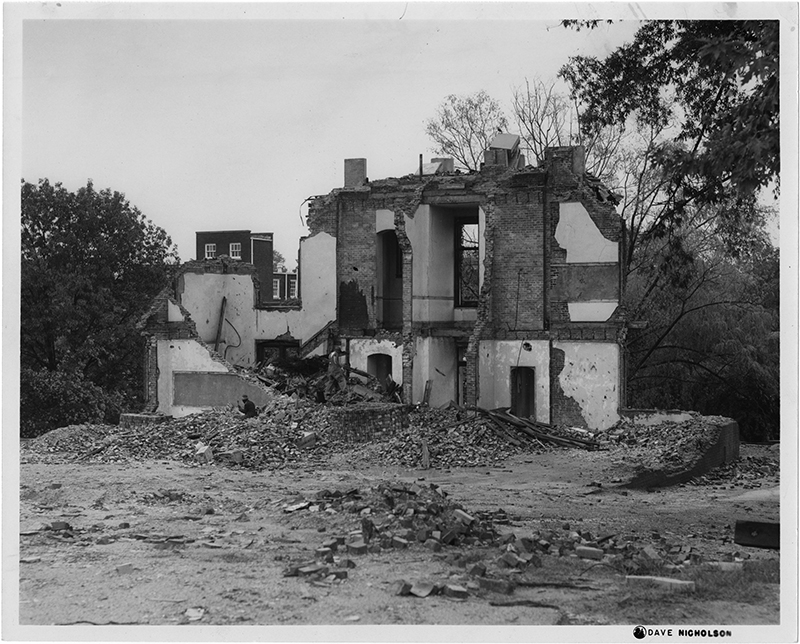 Demolition of McIver Building