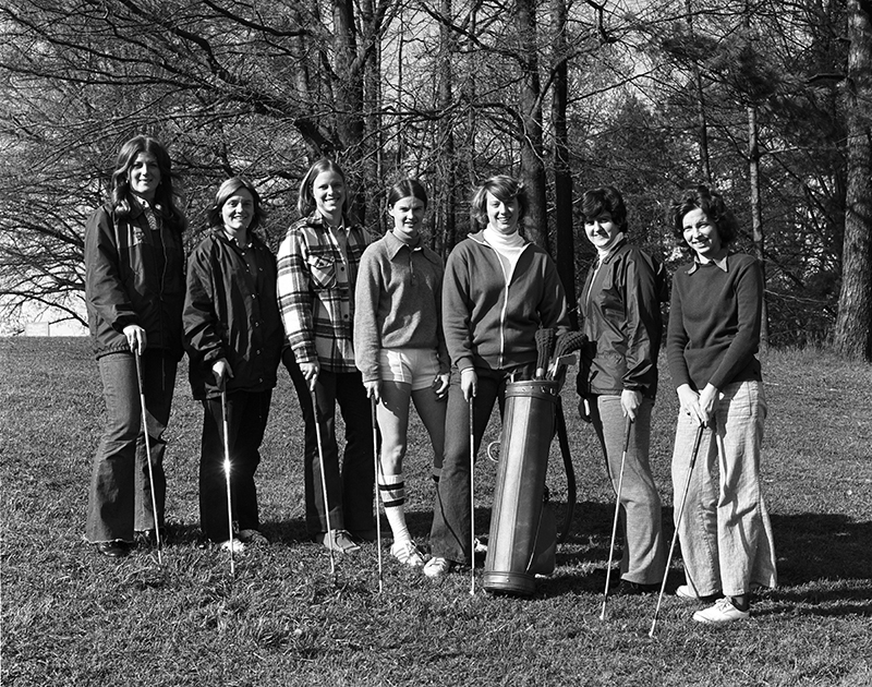The 1973 UNCG Women's Golf Team