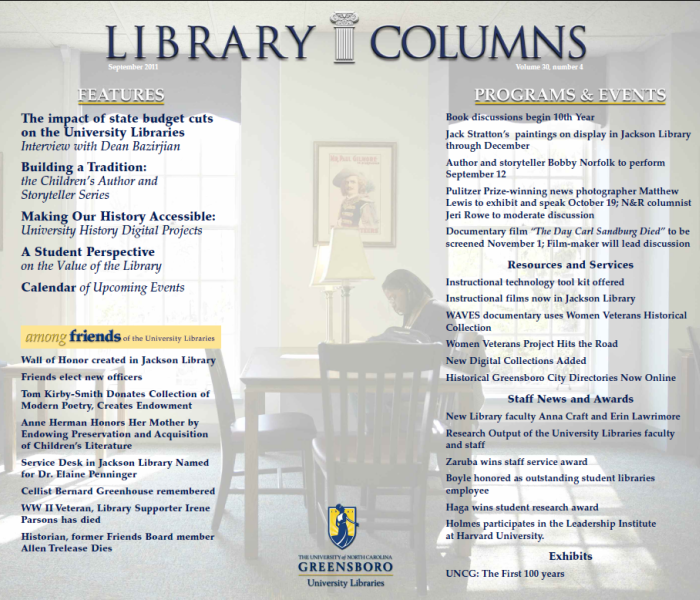 Library Columns - September 2011