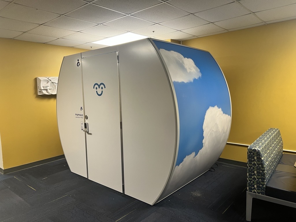 Mamava lactation pod in the EUC Connector.