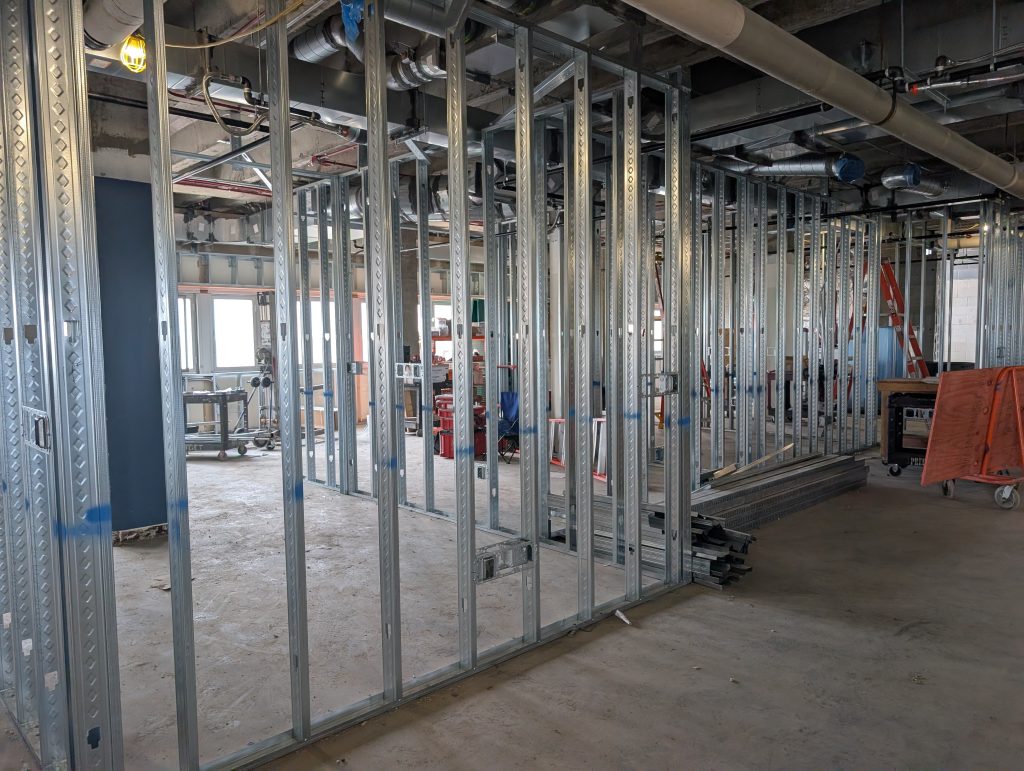 A construction site.