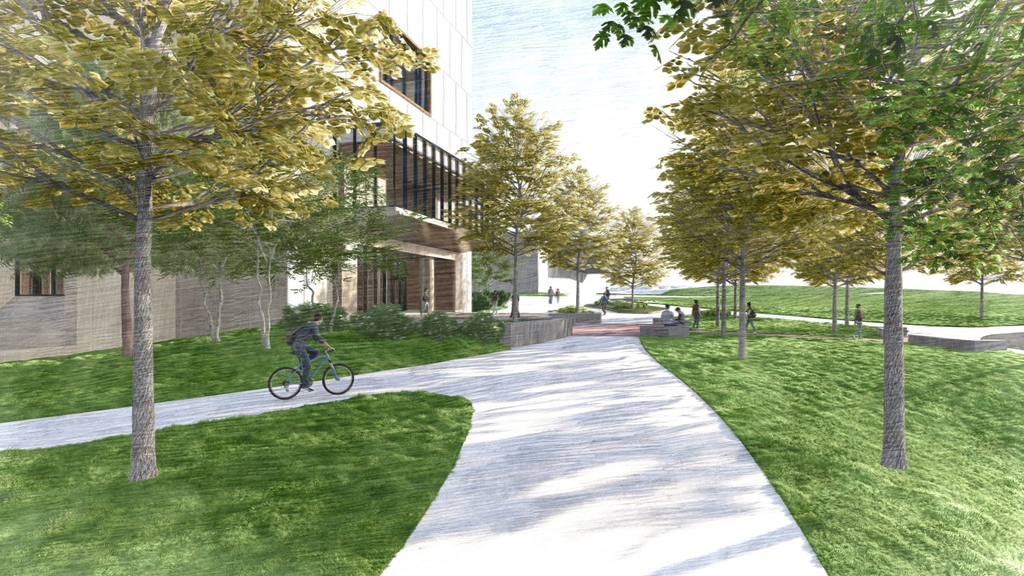 An architectural rendering.