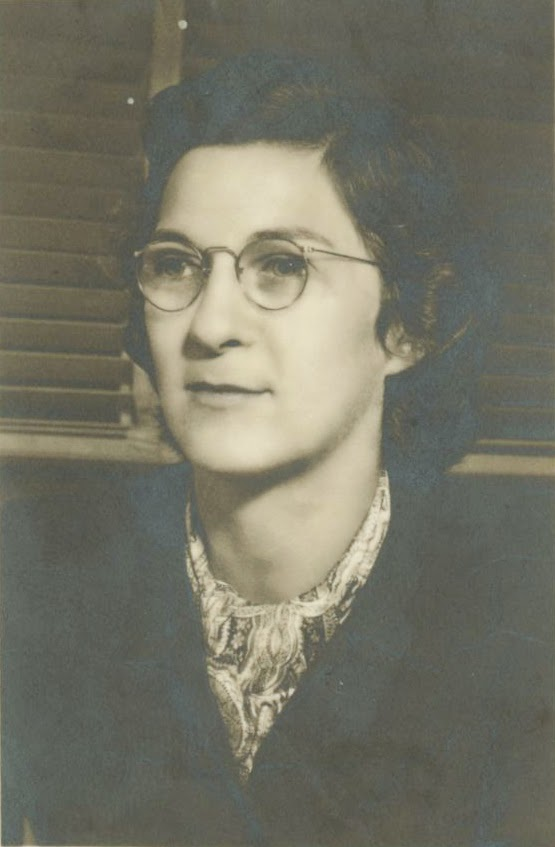 Woman with glasses